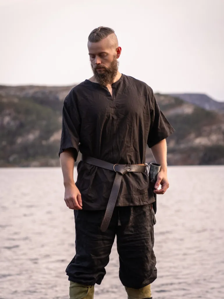 Leonardo Carbone Wikinger-Kurzarmtunika "Olaf" | Herren Tuniken