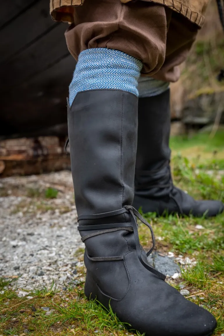 Leonardo Carbone Wikingerstiefel "Ole" aus Nubukleder | Schuhe